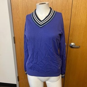 Kjus Women's Karen Merino V-Neck Pullover - Small - Purple